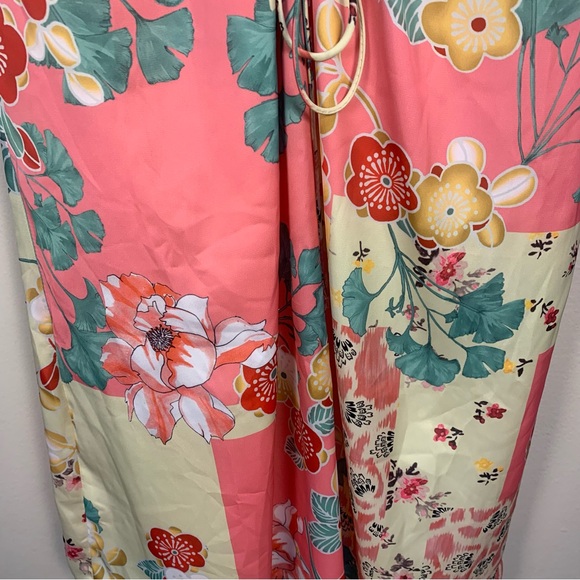 Zara Satin Effect Patchwork Mini Slip Dress - Picture 9 of 10